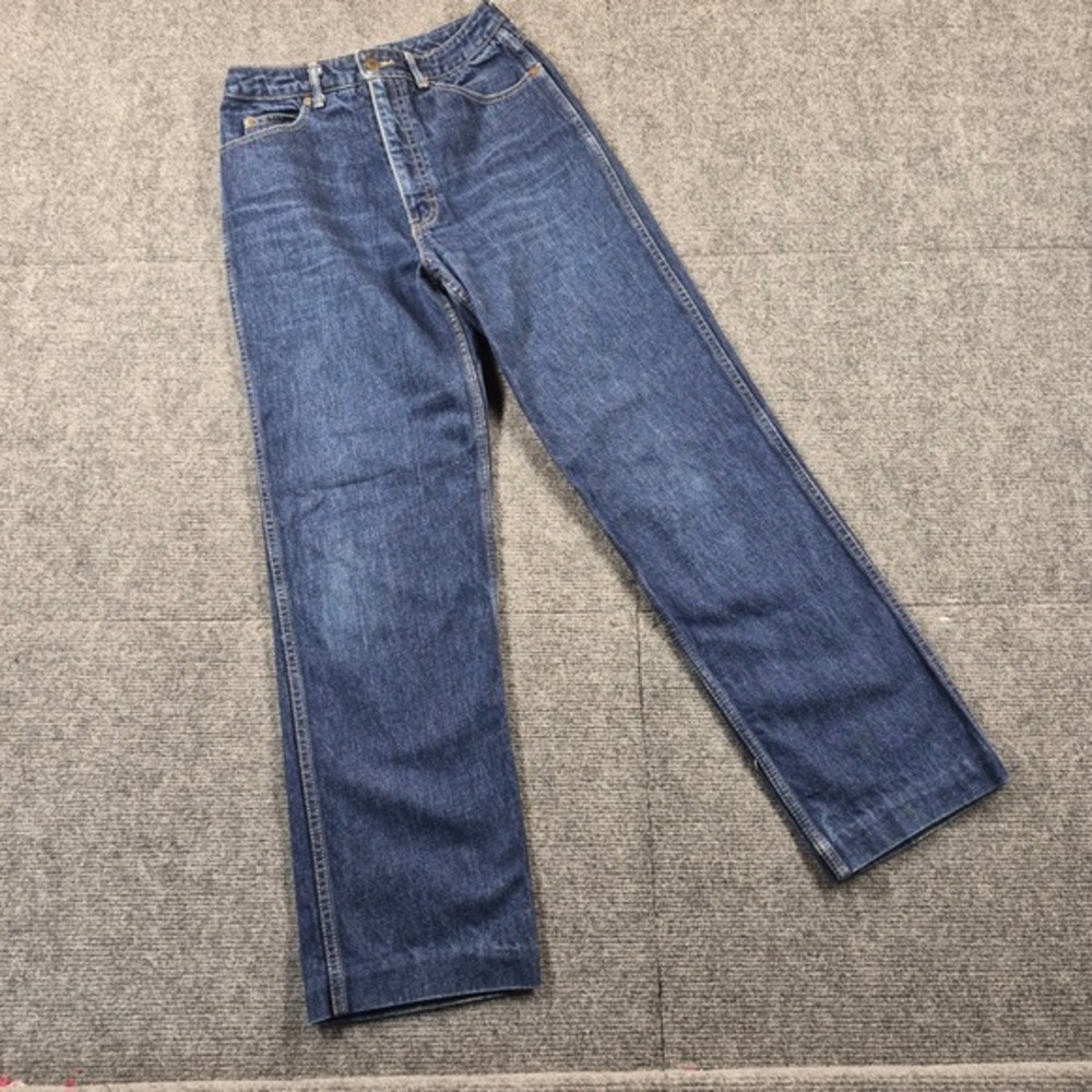 Vintage Calvin Klein High Waisted Jeans Dark Wash Straight Leg 25